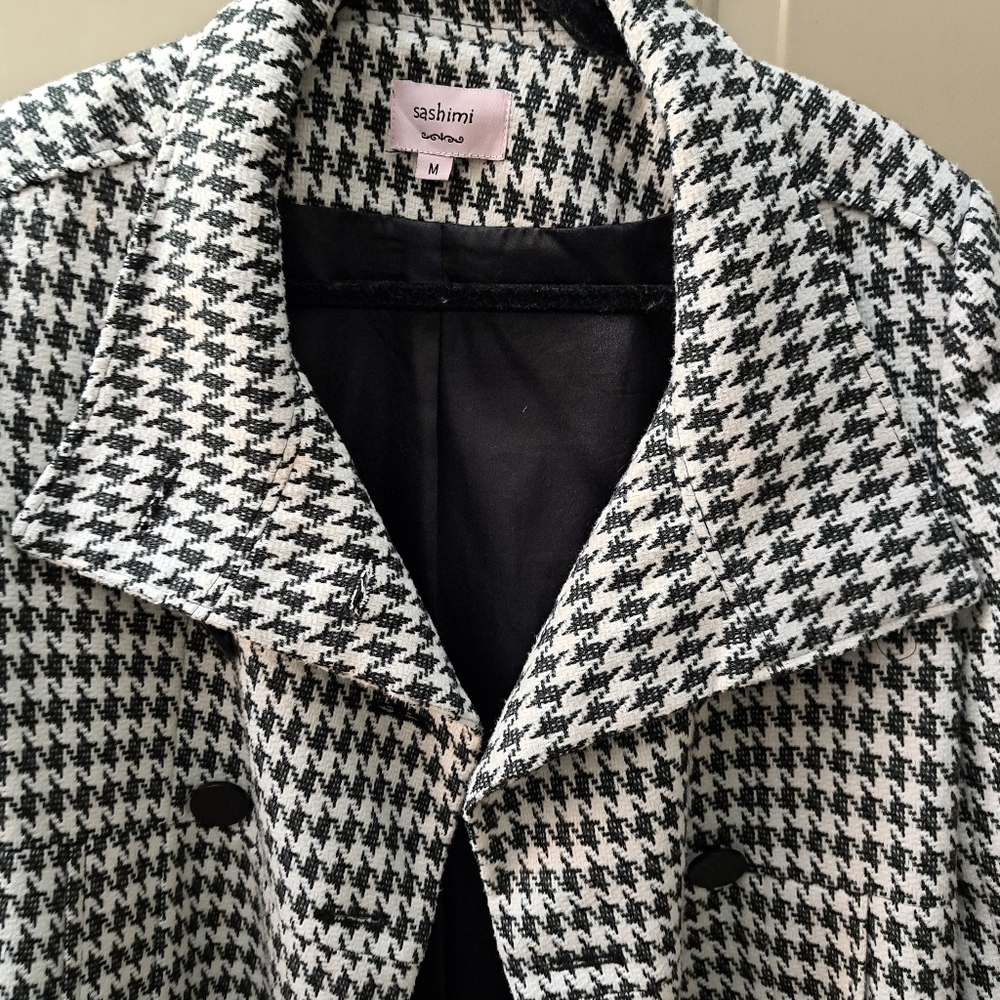 Sashimi Houndstooth Coat - Picture 5 of 7